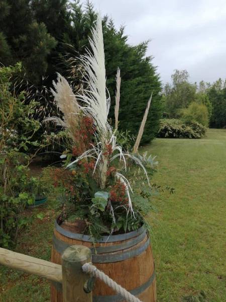 décoration pour cérémonie de baptême sur le bassin d'arcachon